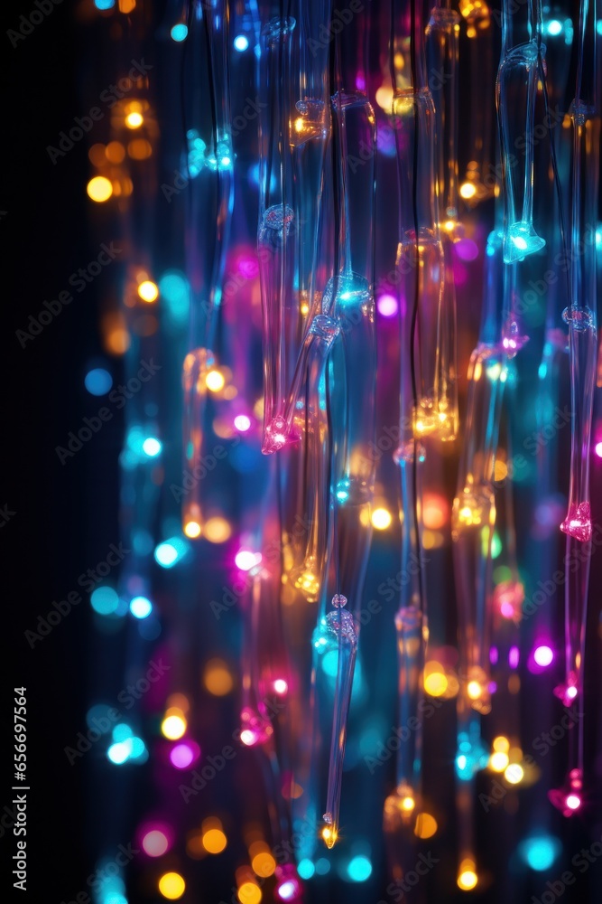 Christmas lights background