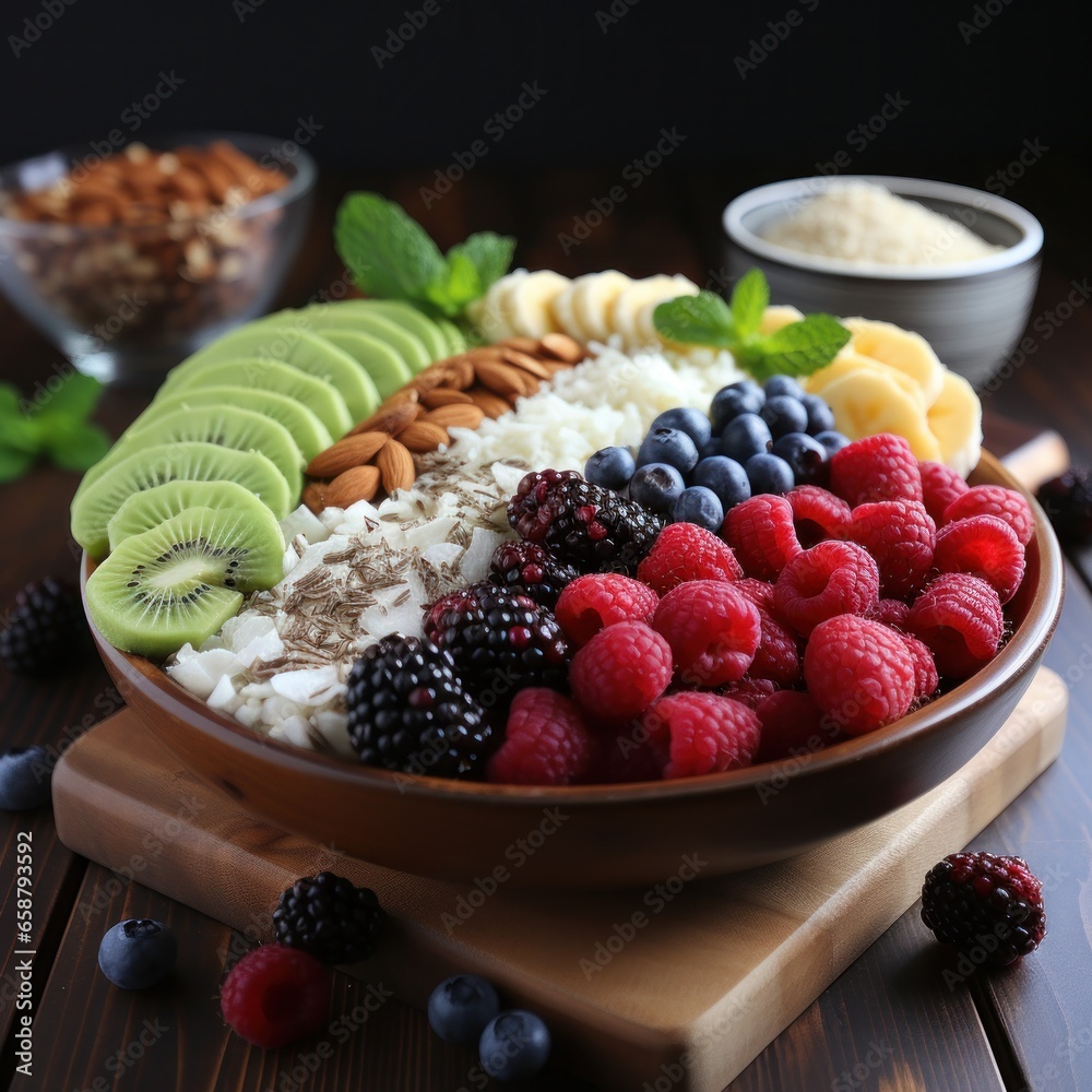 Smoothie bowl: refreshing, customizable, and packed with vitamins and antioxidants