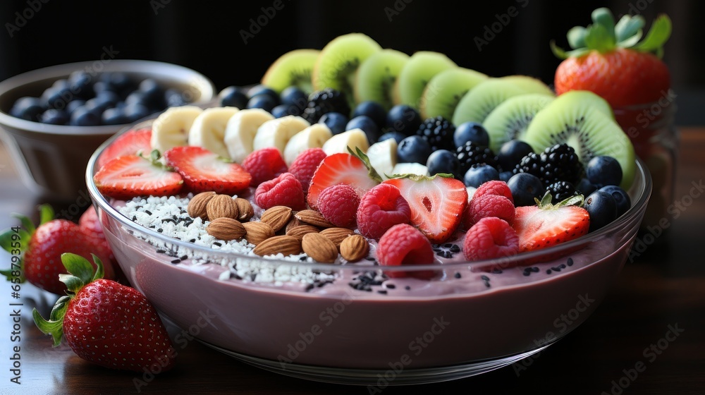 Smoothie bowl: refreshing, customizable, and packed with vitamins and antioxidants