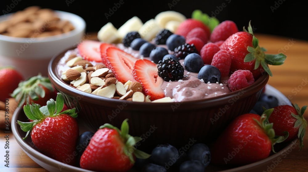 Smoothie bowl: refreshing, customizable, and packed with vitamins and antioxidants