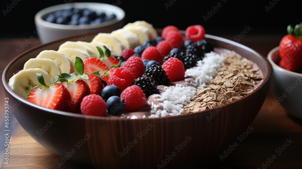 Smoothie bowl: refreshing, customizable, and packed with vitamins and antioxidants