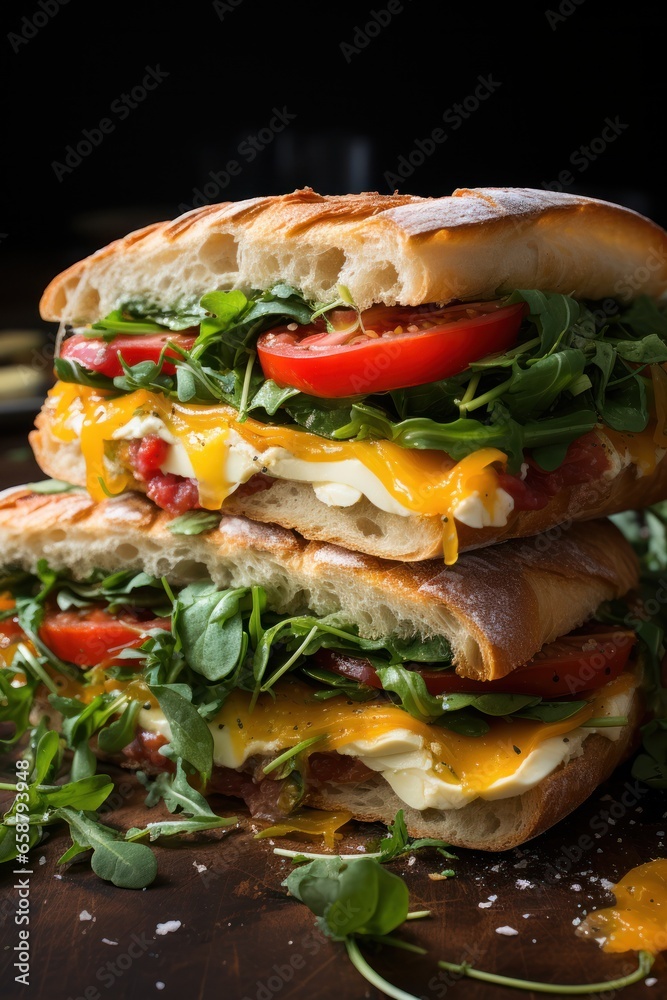 Breakfast sandwich healthy protein-packed