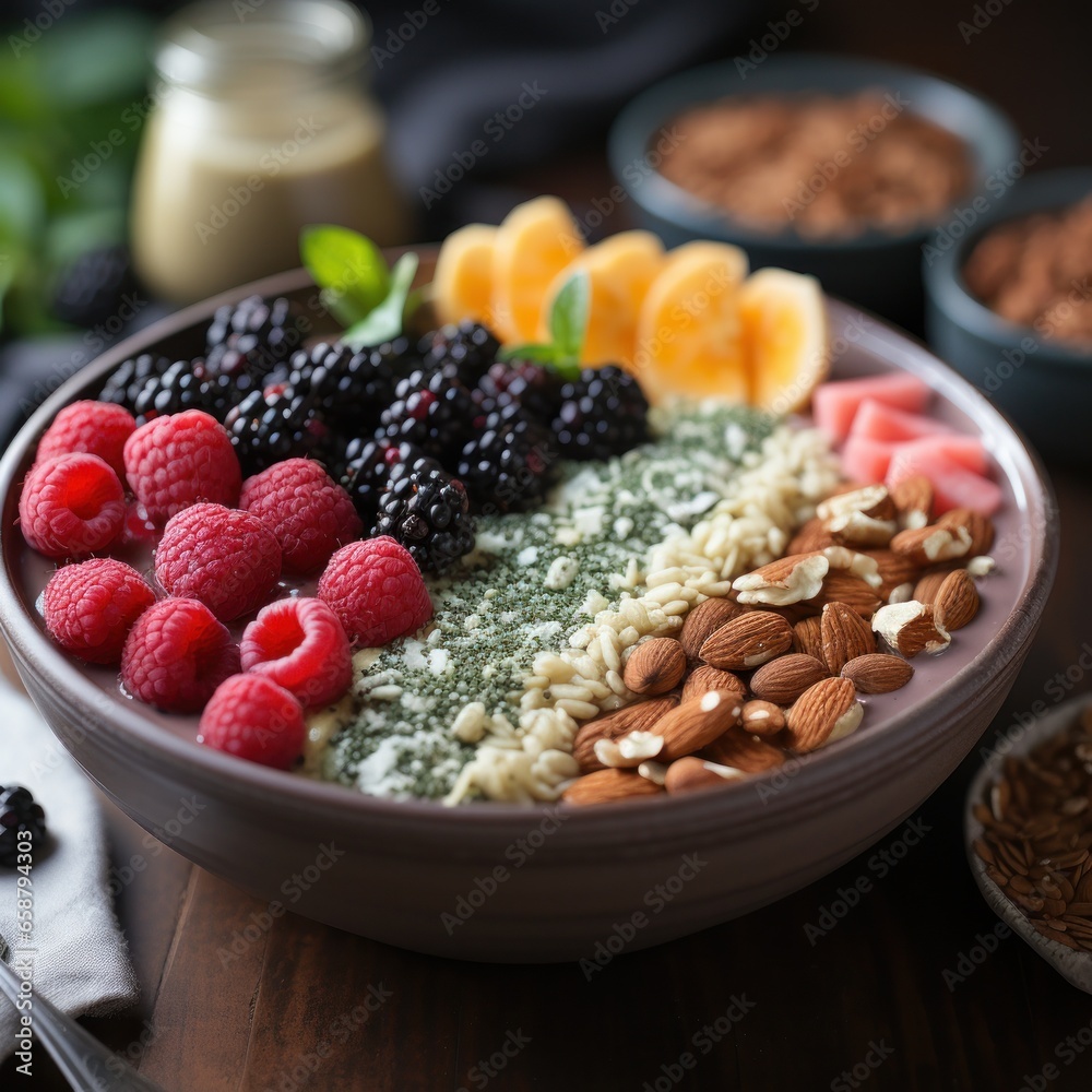 Smoothie bowl: refreshing, customizable, and packed with vitamins and antioxidants