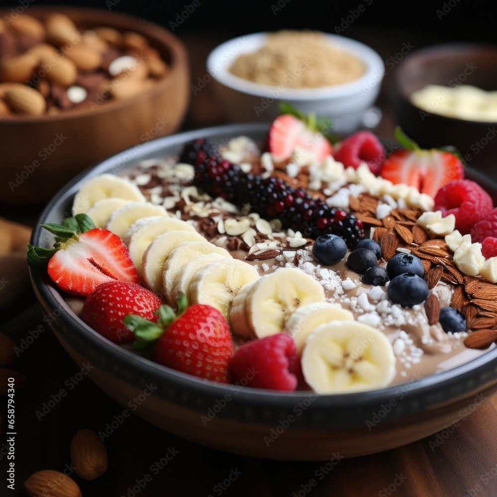 Smoothie bowl: refreshing, customizable, and packed with vitamins and antioxidants