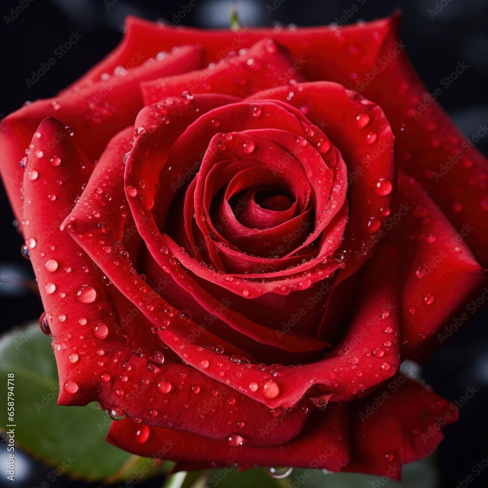 Red roses Classic symbol of love and affection