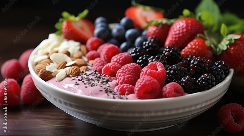 Smoothie bowl: refreshing, customizable, and packed with vitamins and antioxidants