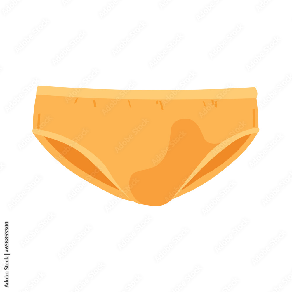 Mans underwear on white background