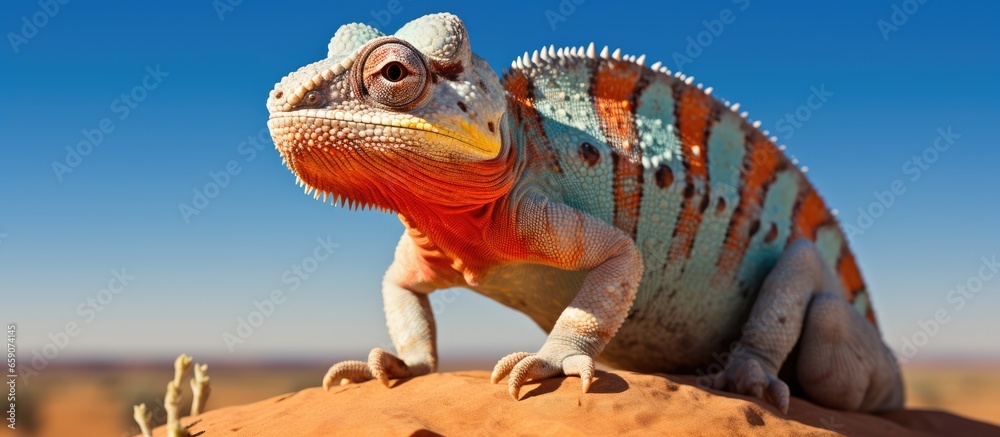 Namaqua chameleon in the Namib Desert