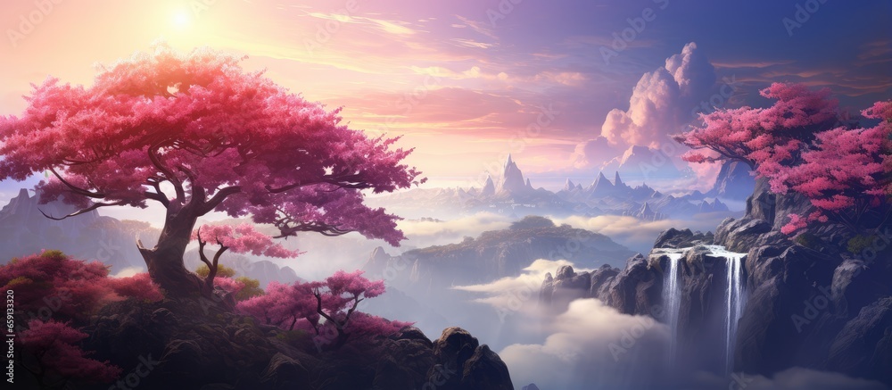 Stunning art showcasing dreamlike scenery as a wallpaper