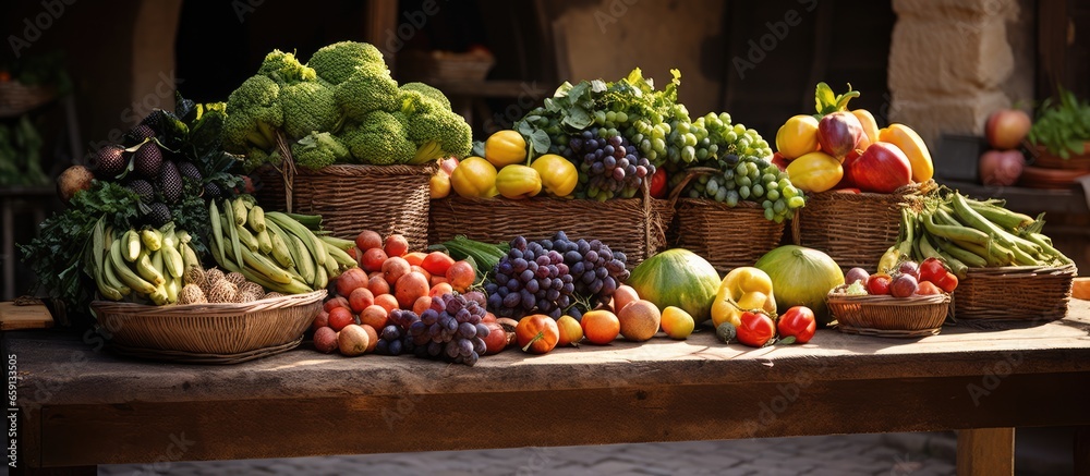 Produce at a French market