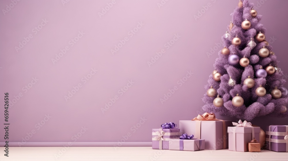 christmas tree with gifts