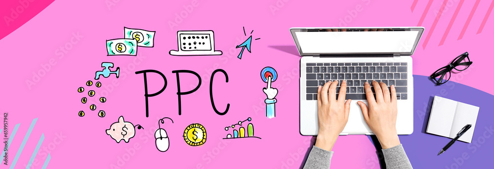 PPC with person using a laptop computer