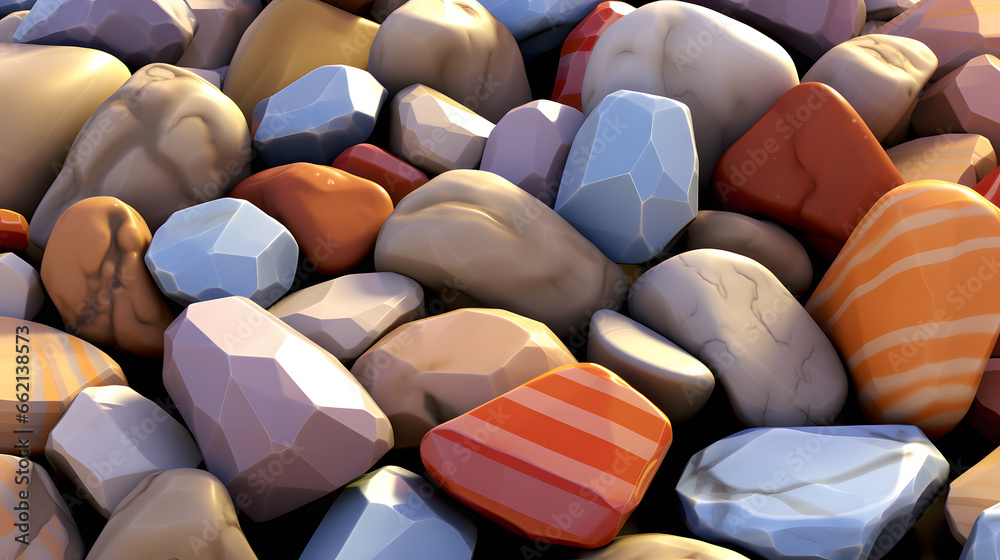 colorful stones background