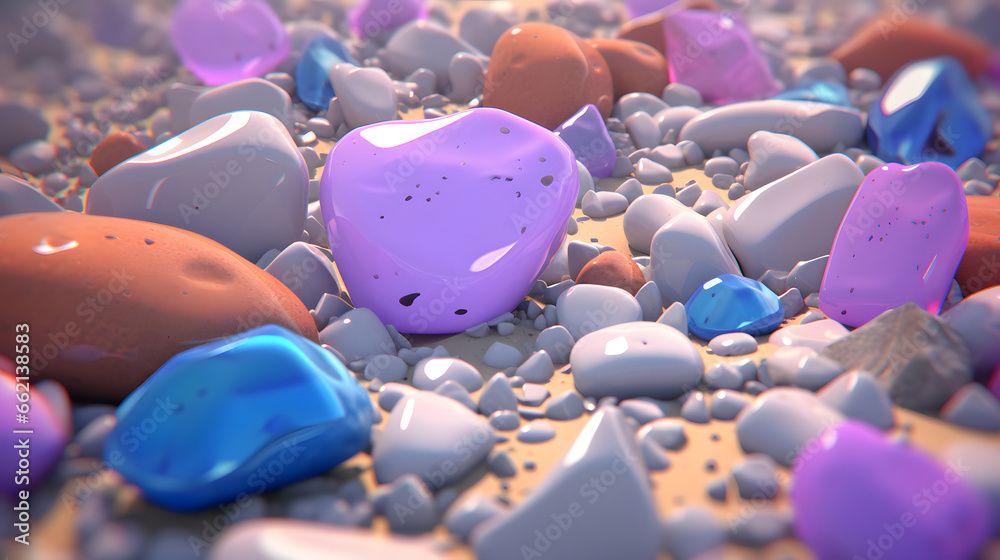 colorful stones background