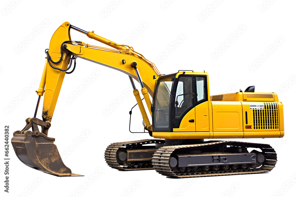 Heavy Metal Power: The Modern Excavator on the Job. Generative ai