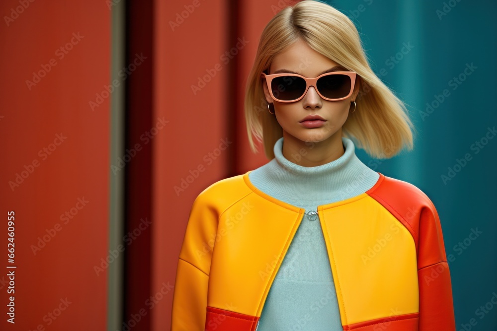 colorblock fashion photo