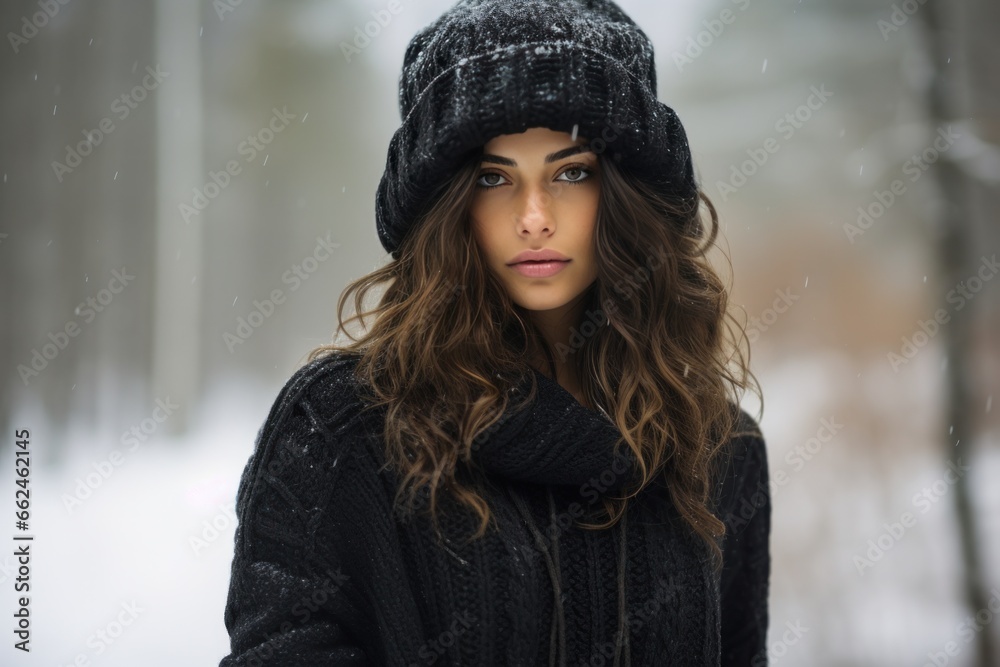 winter cozy fits. fashion photo