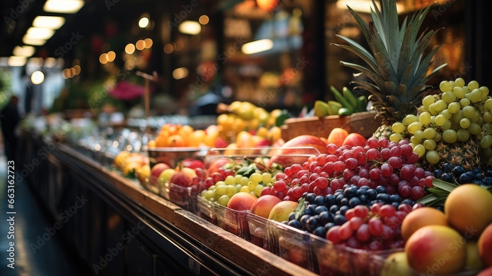 Fruit market.