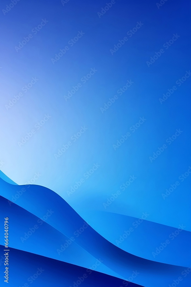 Abstract blue gradient wave background