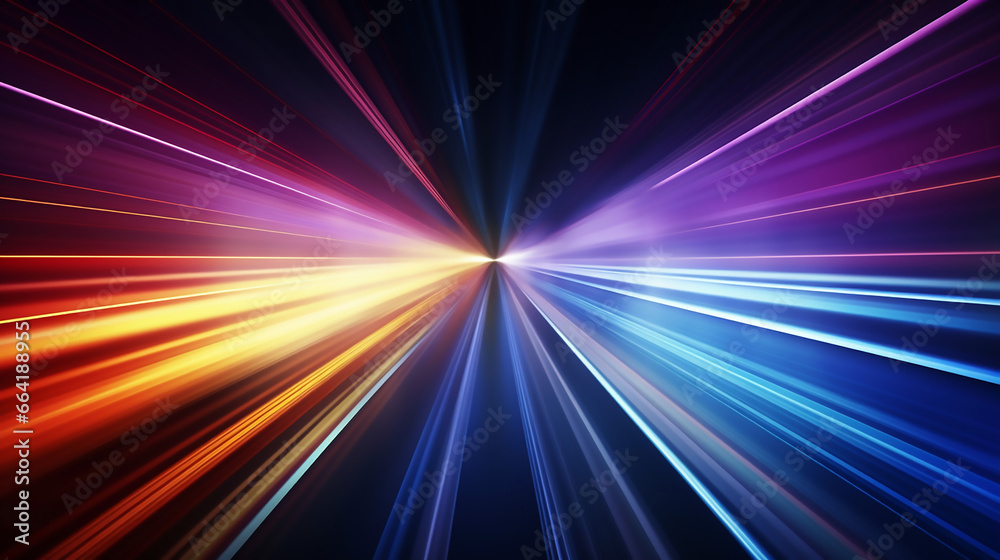 Futuristic Speed of Digital Lights Background Fast Internet Back