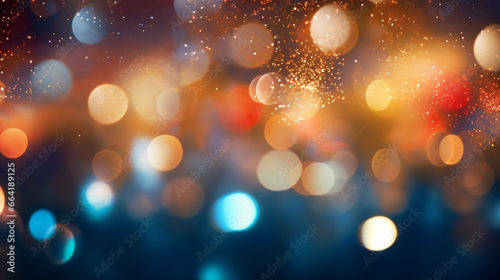 Fantastic Blur Bokeh Holiday Background