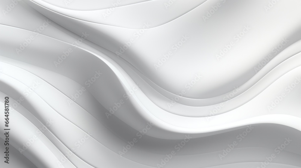 Abstract white wave background