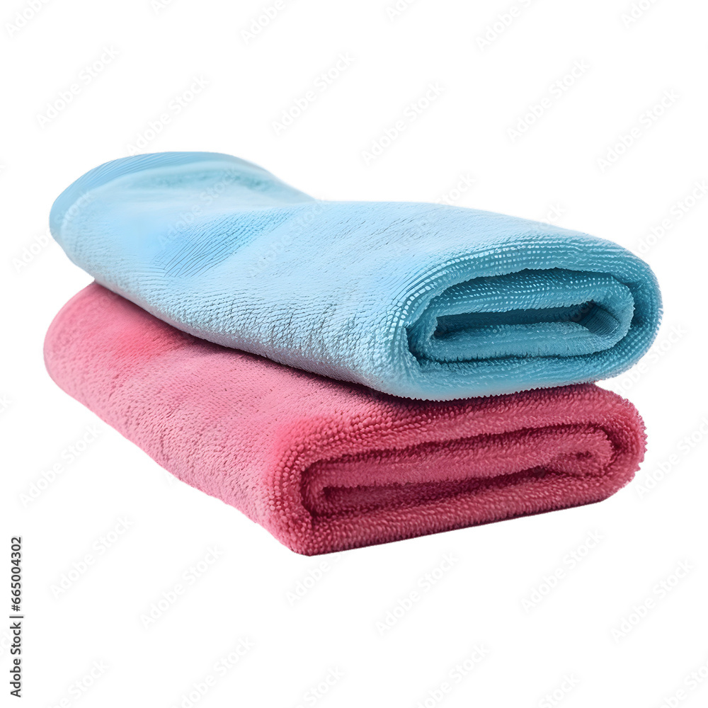 gym towels isolated