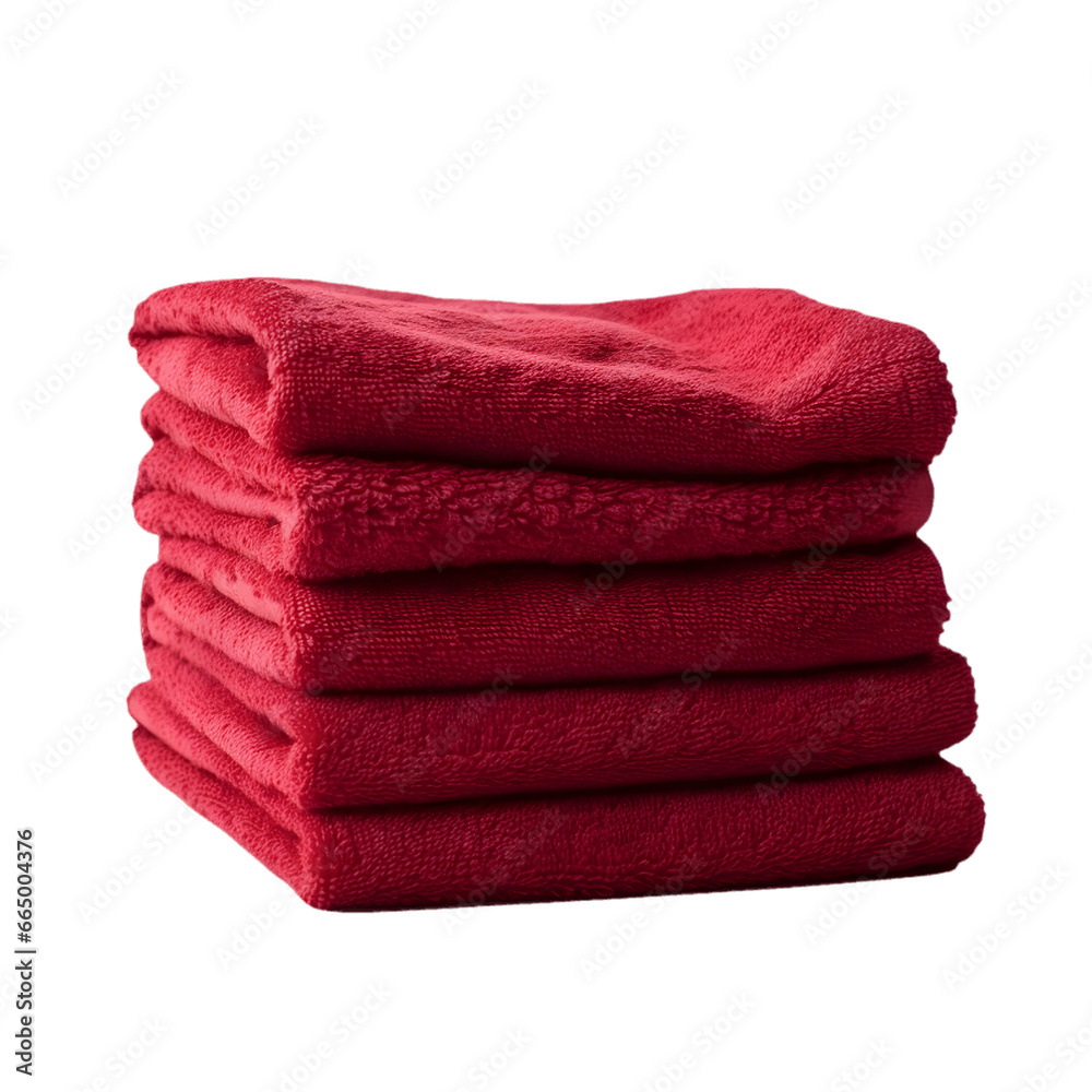 gym towels isolated