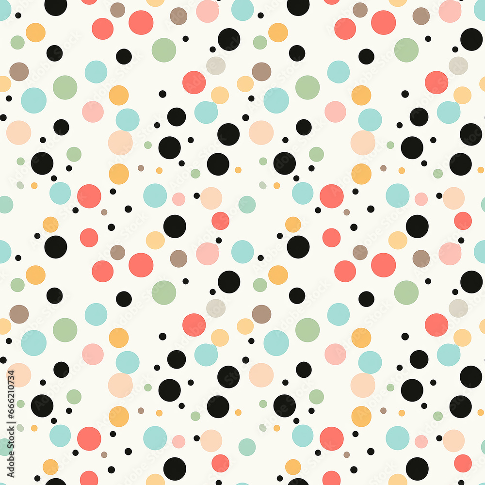 polka dots pattern. Seamless pattern.