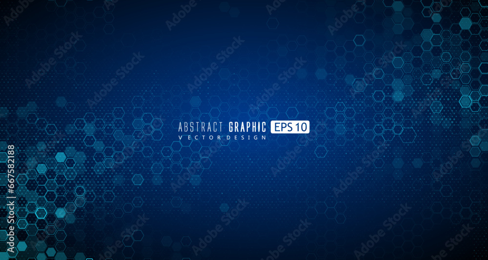 The abstract background of molecular structure and graphic design of technology sense.