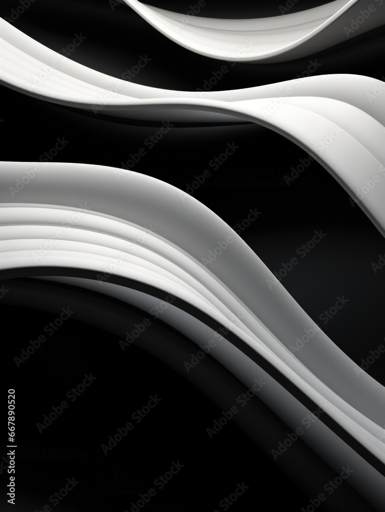 Abstract black 3D background