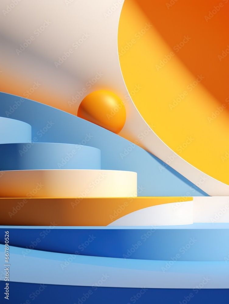 Colorful 3d abstract background