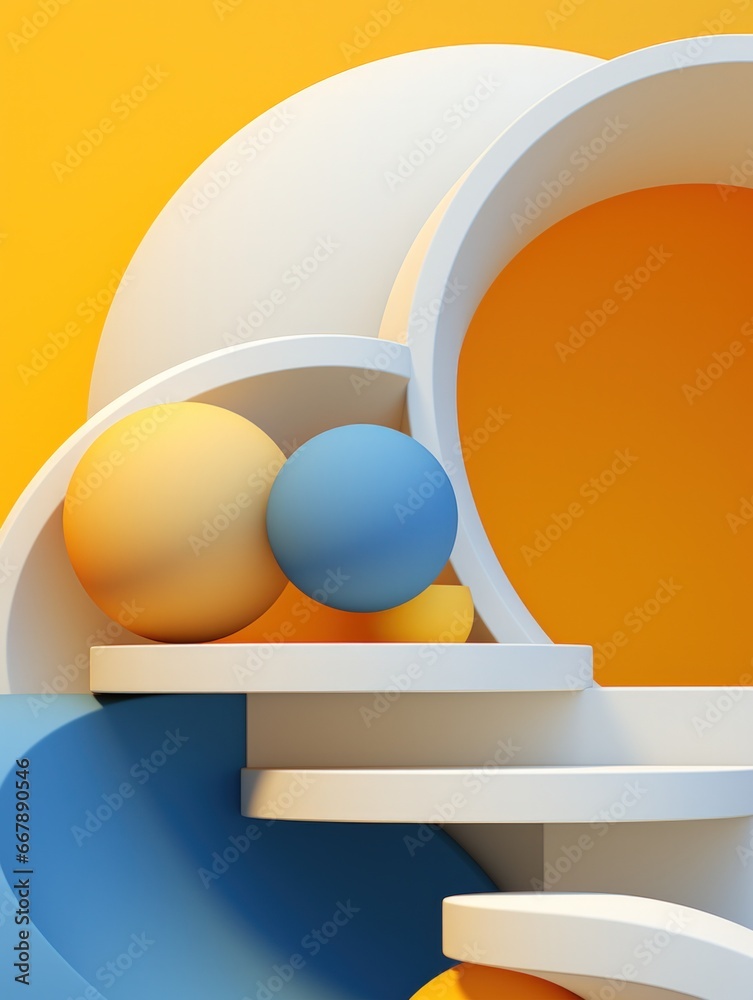 Colorful 3d abstract background