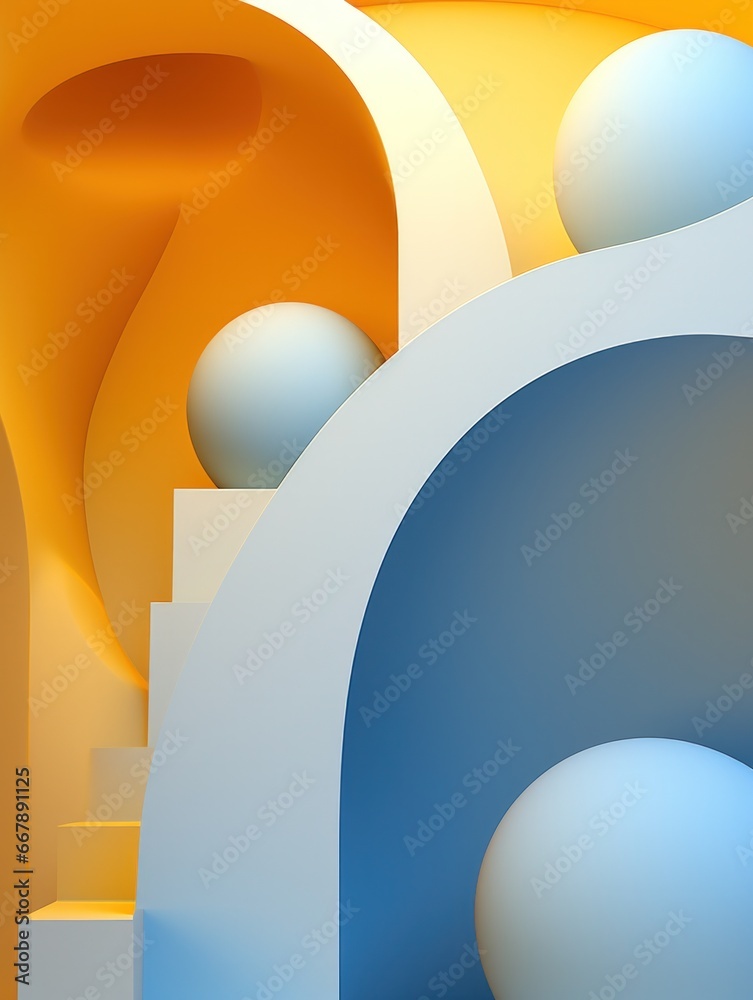 Colorful 3d abstract background