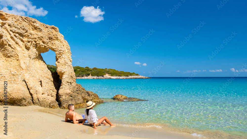 Voulisma Beach Istron Crete Greece, the most beautiful beaches of Crete island Istron Bay