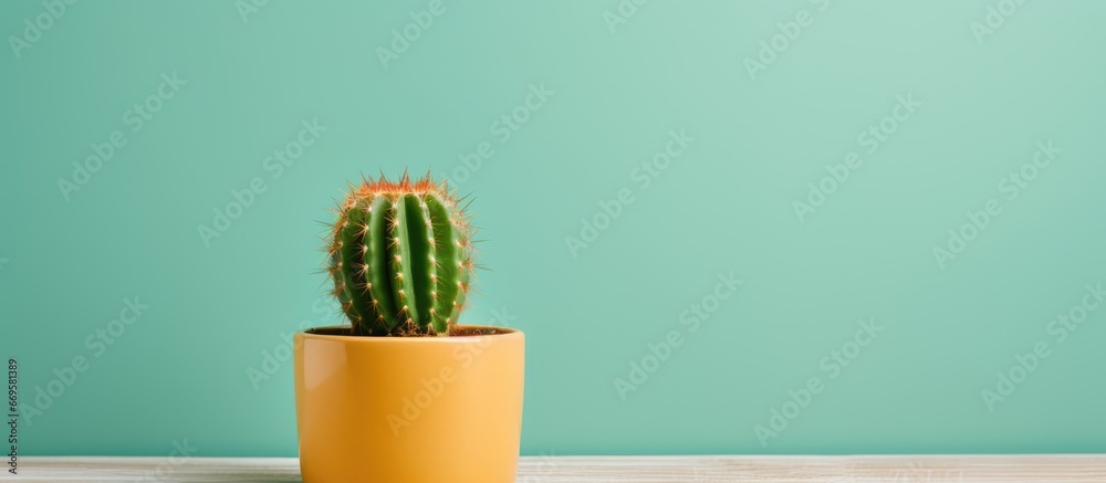 Cactus in tiny pot