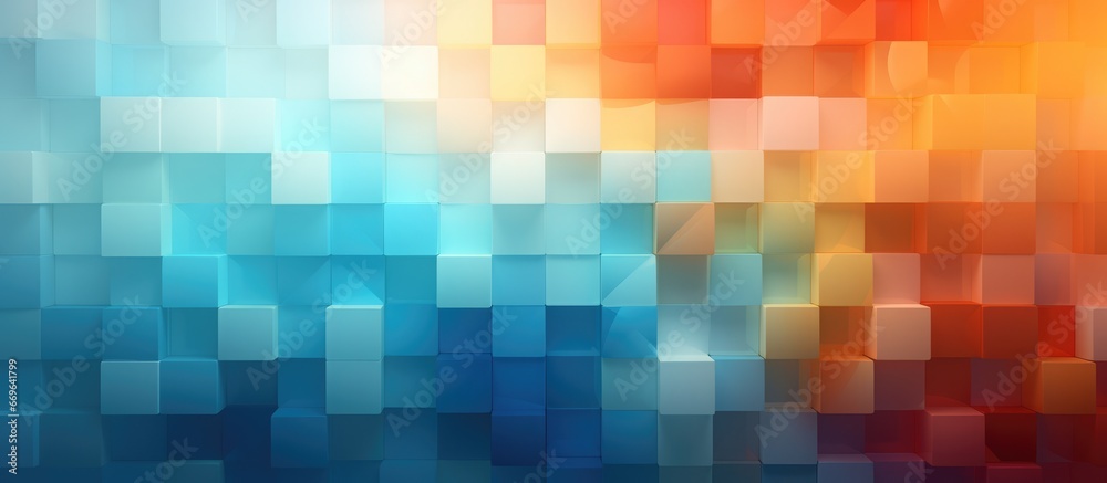 Square backgrounds with varying shades and transitioning colors