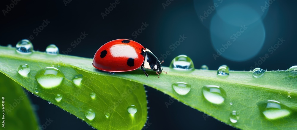 Ladybug up close