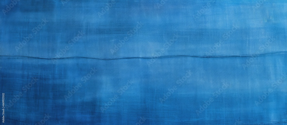 Abstract texture with a blue color on a canvas background