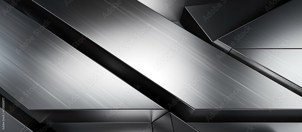 Reflective stainless steel background