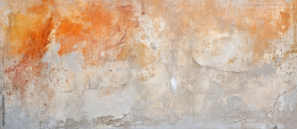 Abstract cement painting background pattern created using handmade texture