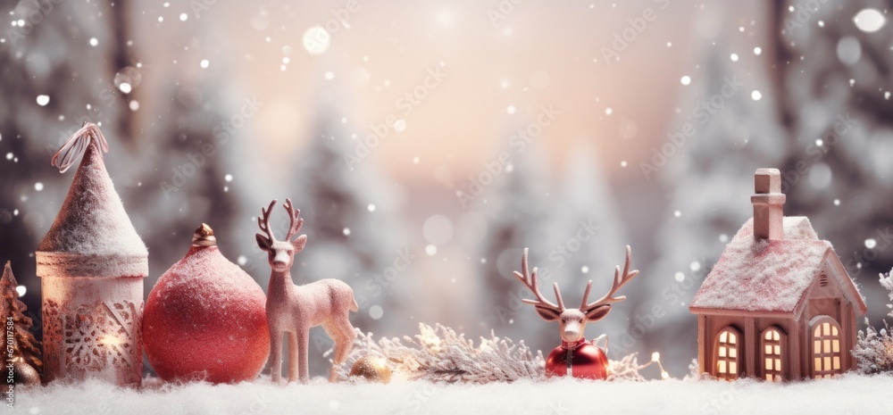 Christmas gift holiday background