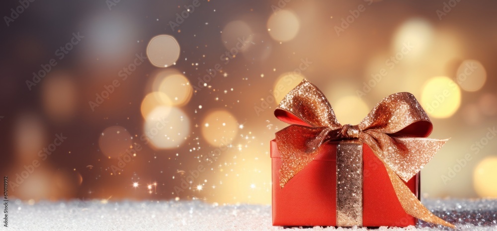 Christmas gift holiday background