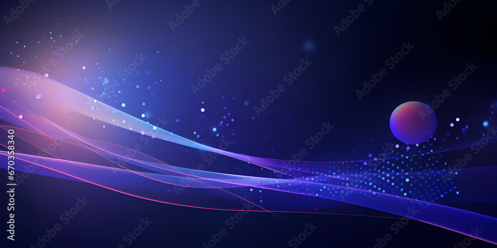 Gradient blue background with dynamic light,  Energetic Illumination on Gradient Blue Backdrop 