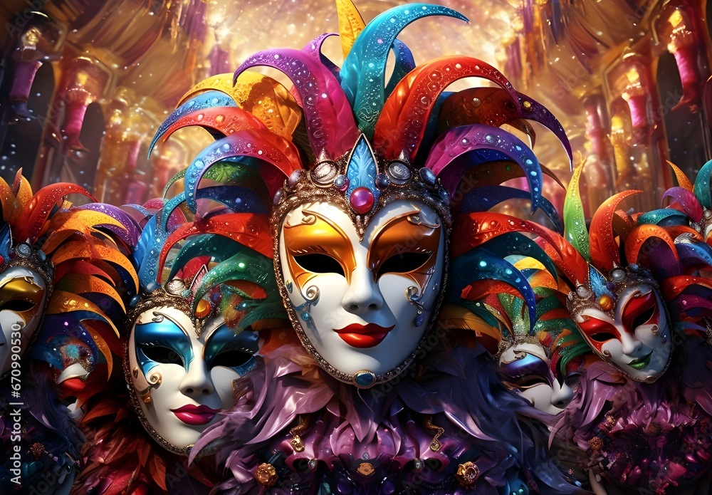 city carnival masks