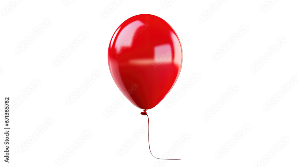 red balloon isolated