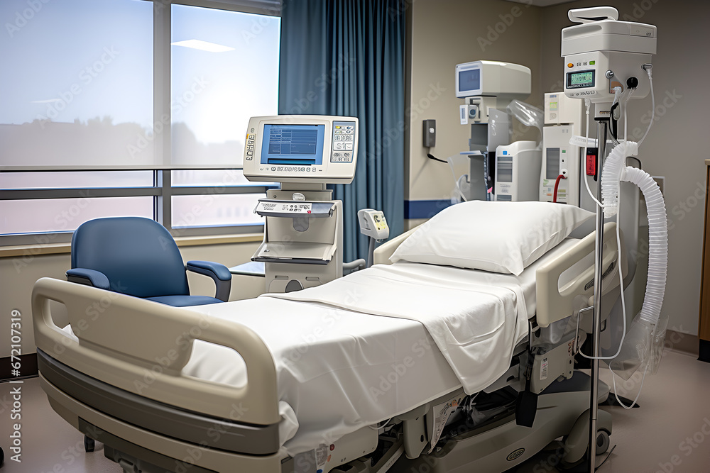 medical equipment in a hospital or healthcare facility