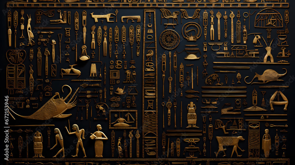 ancient egyptian hieroglyphics