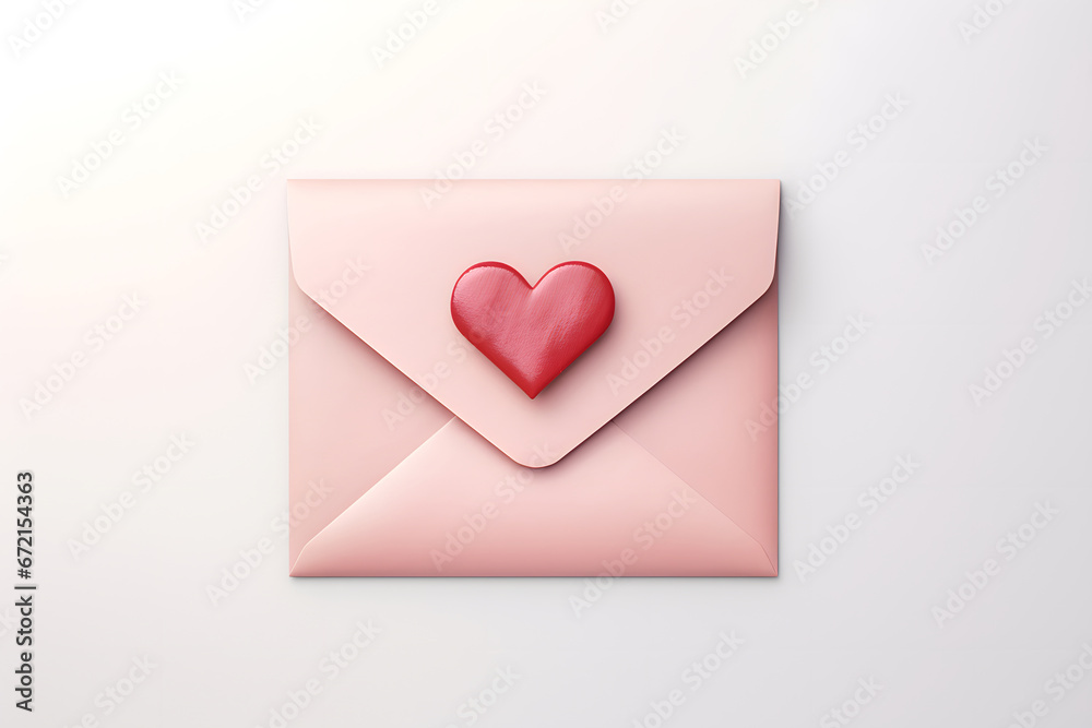 envelope with heart