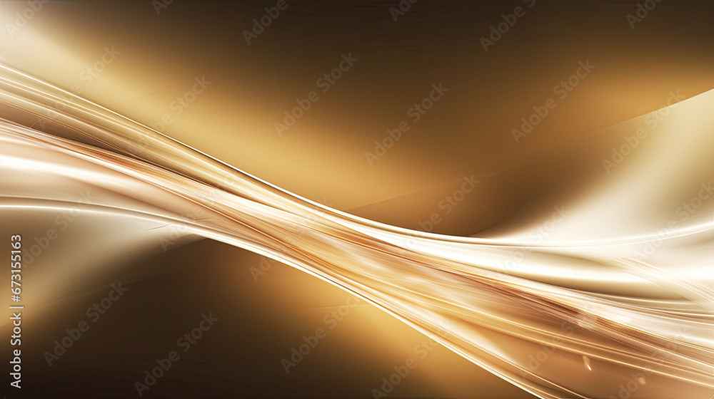 luxury golden color Abstract wave background. Abstract soft color waves, 